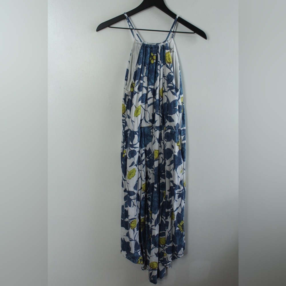 Patagonia High Neck Floral Midi Dress